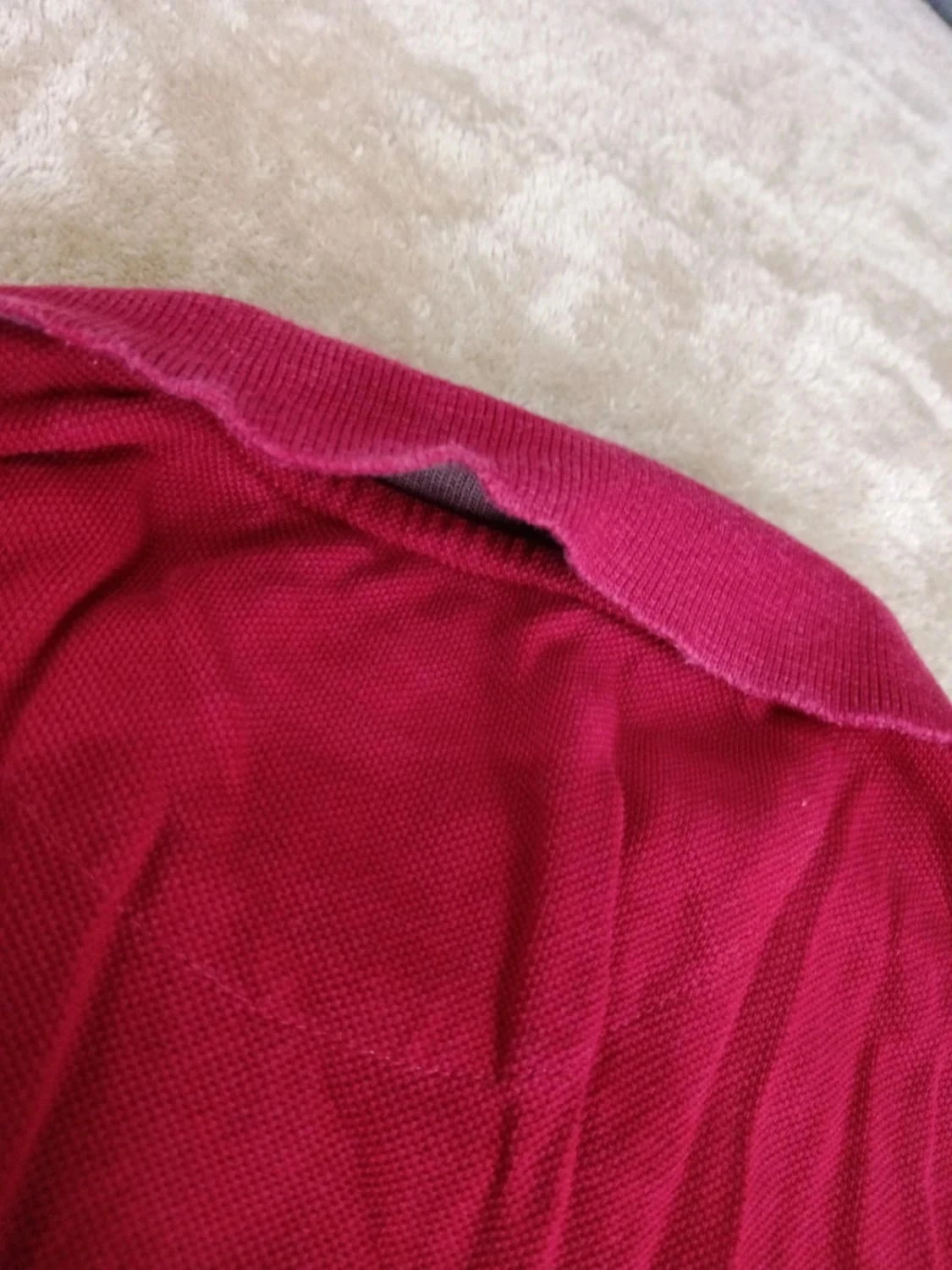 Polo Massimo dutti rojo talla L modelo 707 color 641 – photo 4
